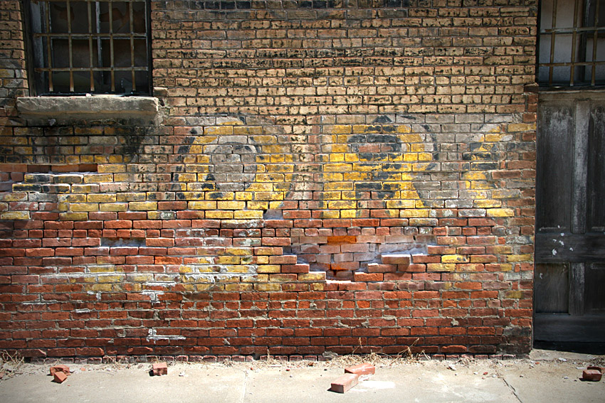 Aging Brick and Mural