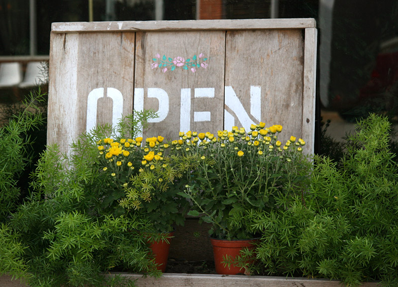 Open Sign – White City