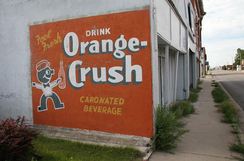 Feel Fresh, Drink Orange Crush