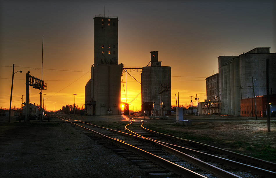 Sundown on the Flour Mills