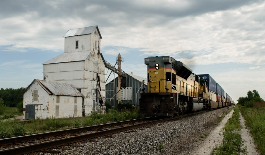 Locomotive 8166 at Latimer