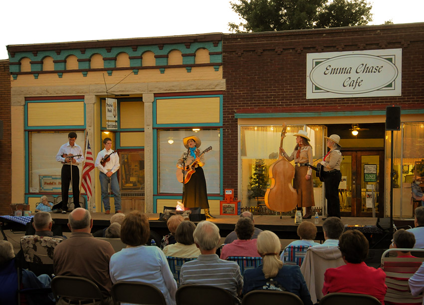 Street Concert in Cottonwood Falls