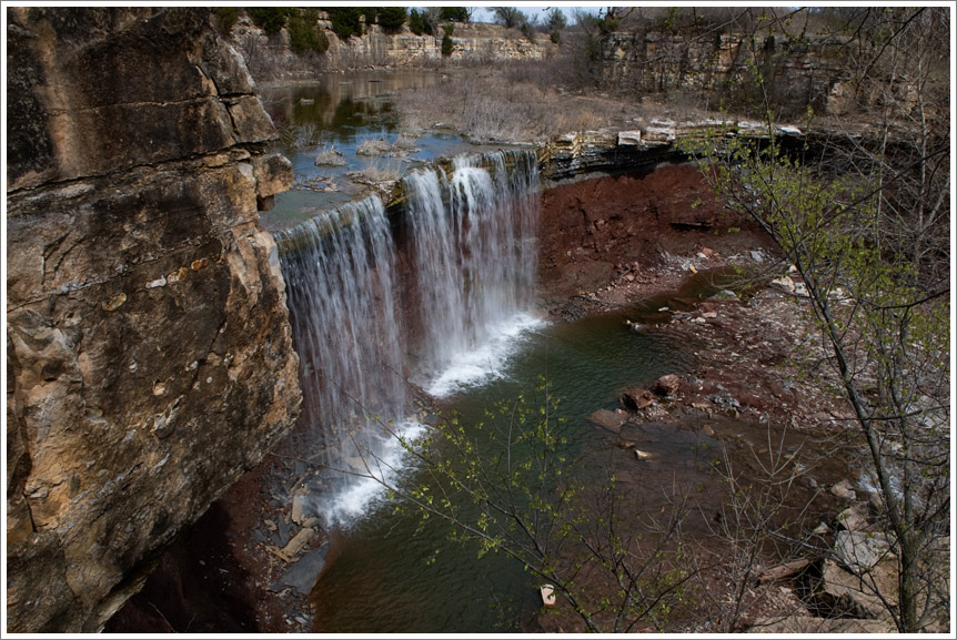 Cowley County’s Waterfall