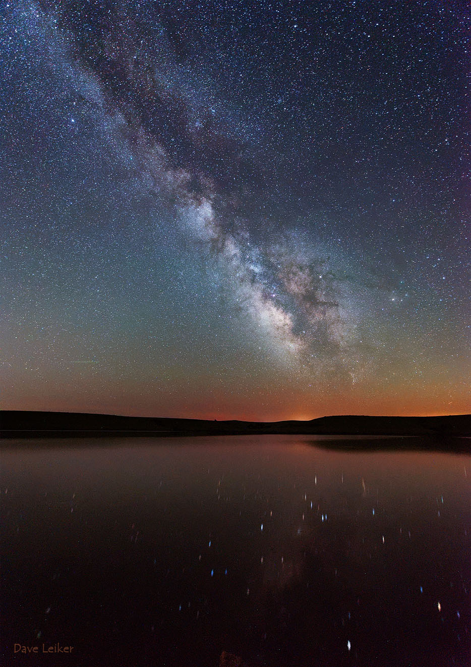 Milky Way over Chase County Lake