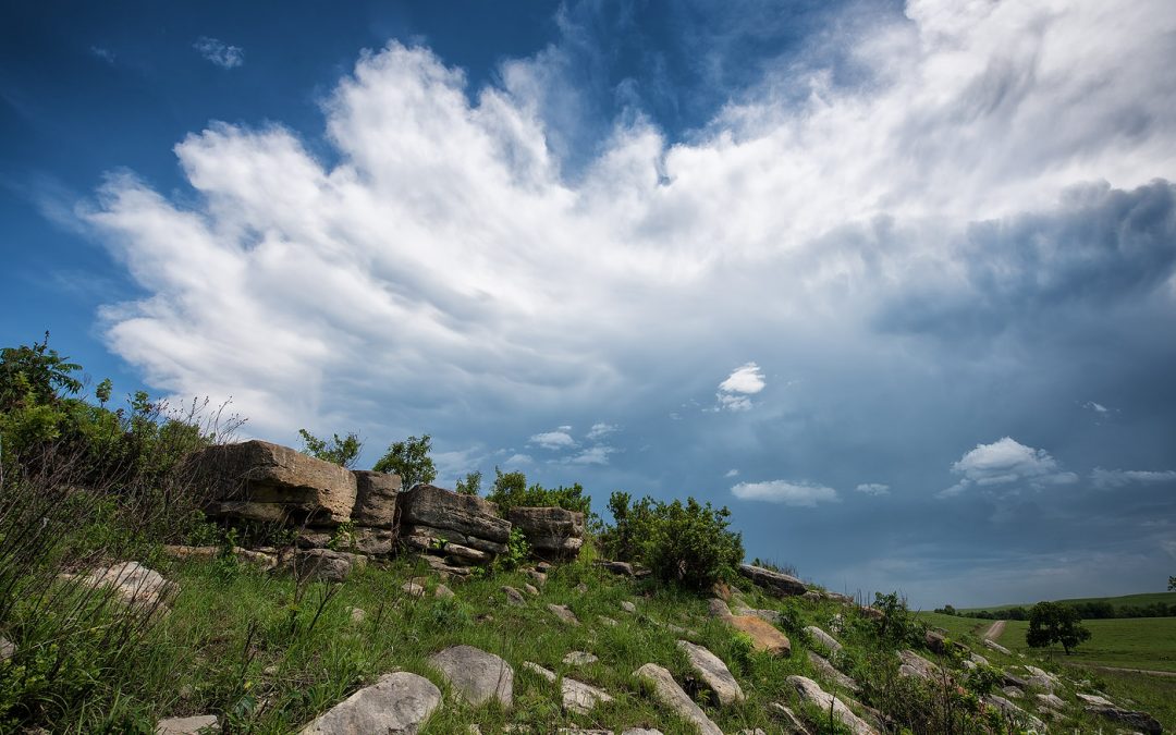 Storm clouds over Greenwood County