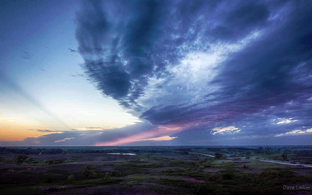 Sunset over Maxwell Refuge