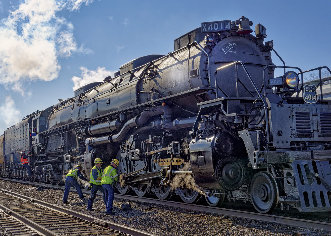 Big Boy Locomotive Maintenance Crew