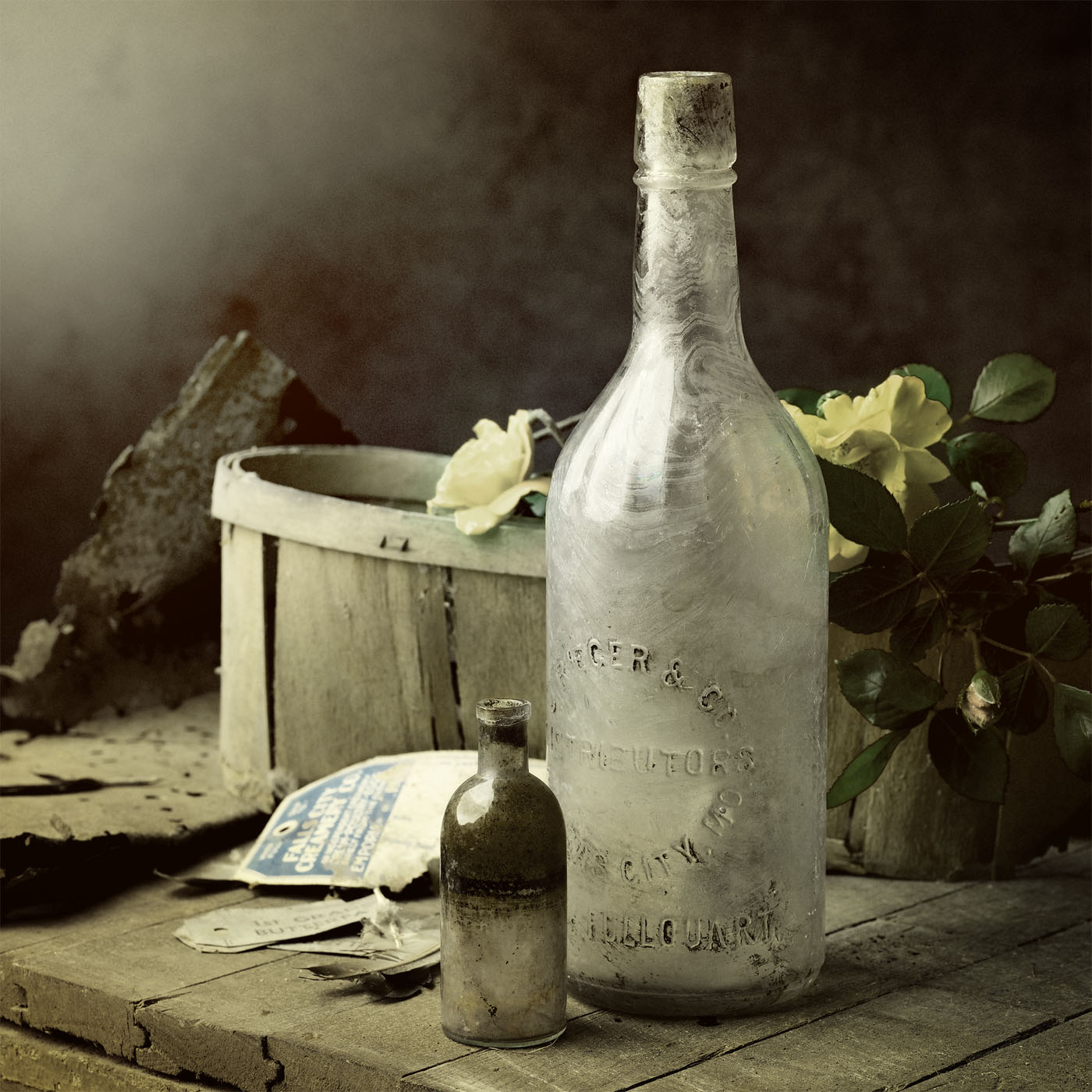 Crawlspace Trash – Bottles and Yellow Roses