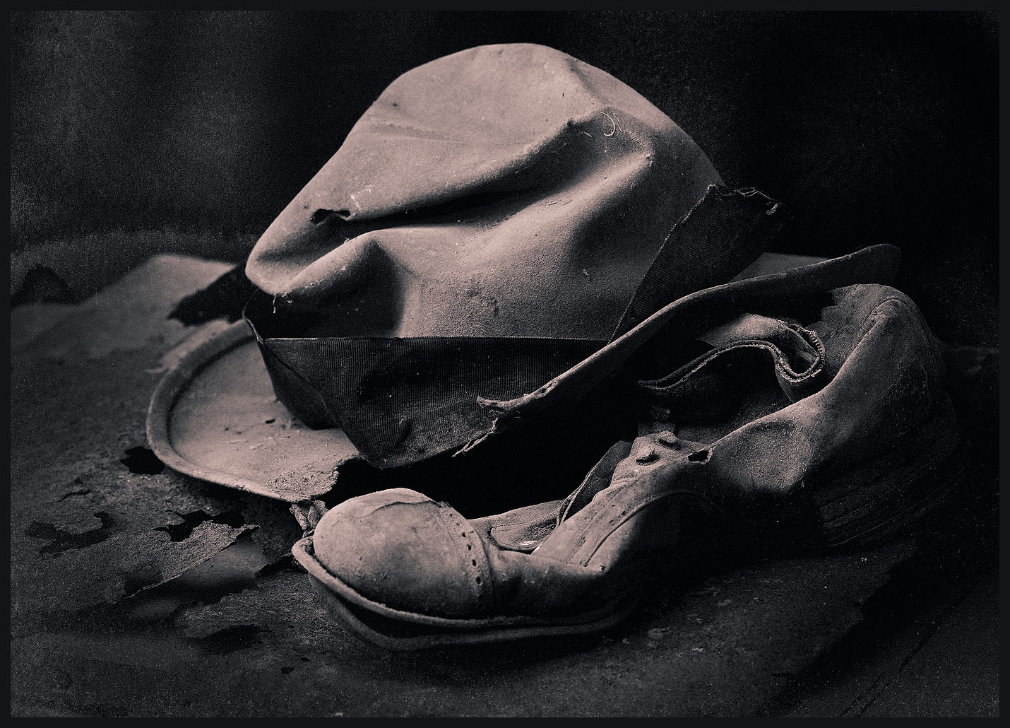 Crawlspace Trash – Shoe and Hat