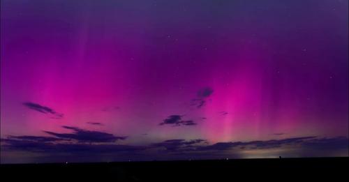 Video: Northern Lights over Kansas Plains