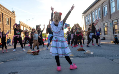 Street dance scene