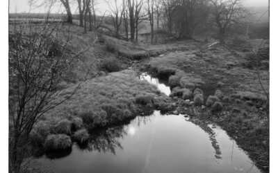 monochrome study of a Flint Hills culvert